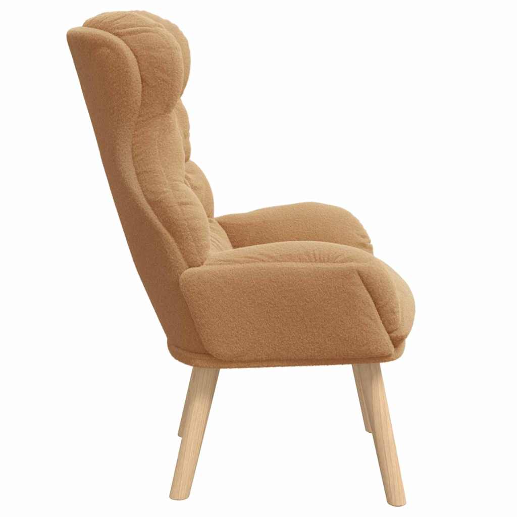Fauteuil relaxant Beige 69 x 74 x 93 cm tissu - XIOS