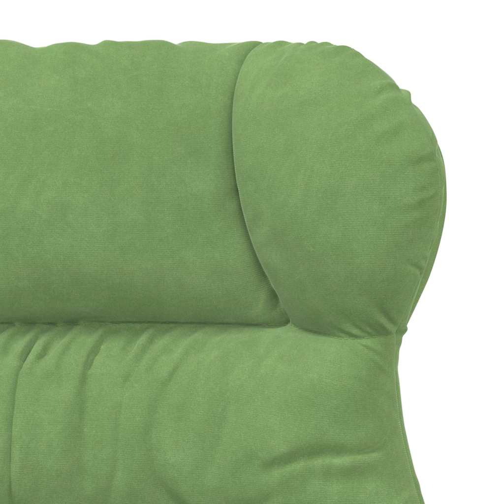 Fauteuil relaxant Vert clair 69 x 74 x 93 cm Velours - XIOS