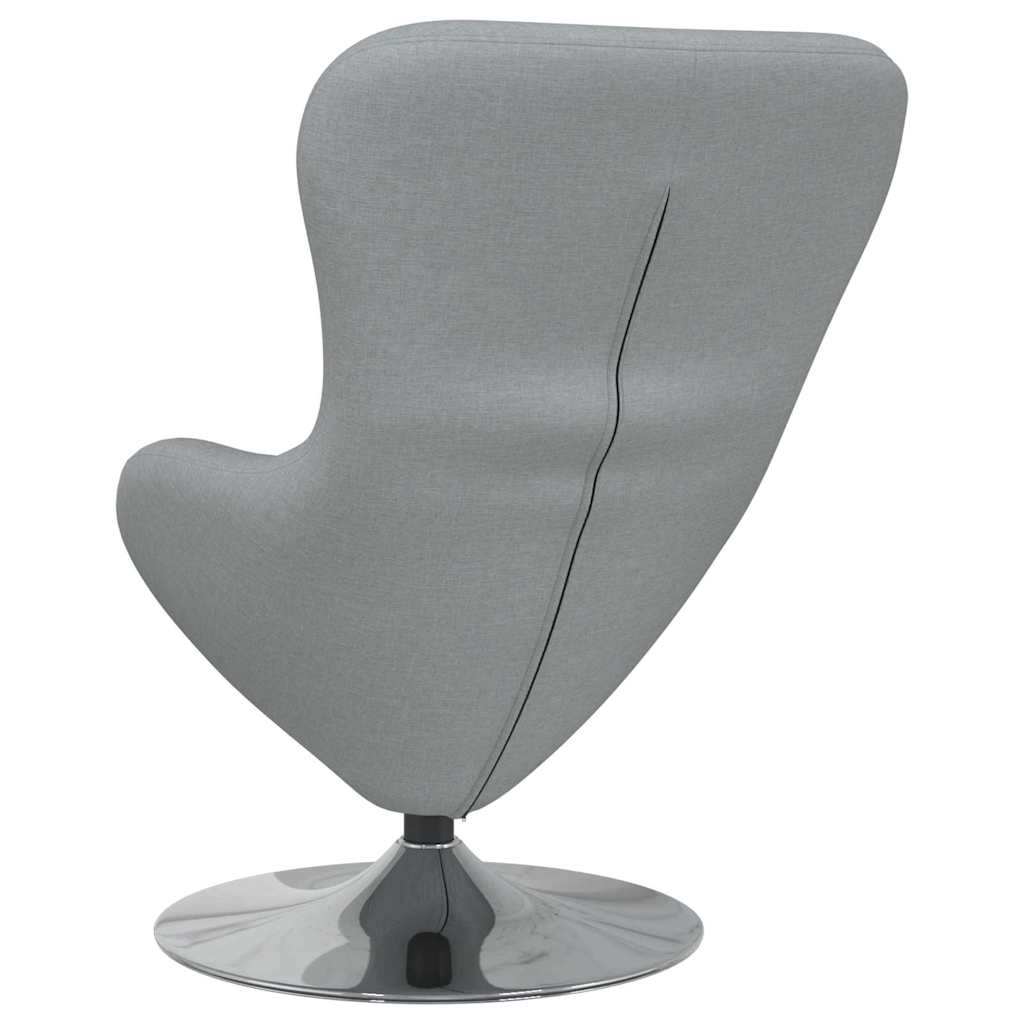 Fauteuil œuf Gris clair 63 x 73 x 90 cm tissu - XIOS