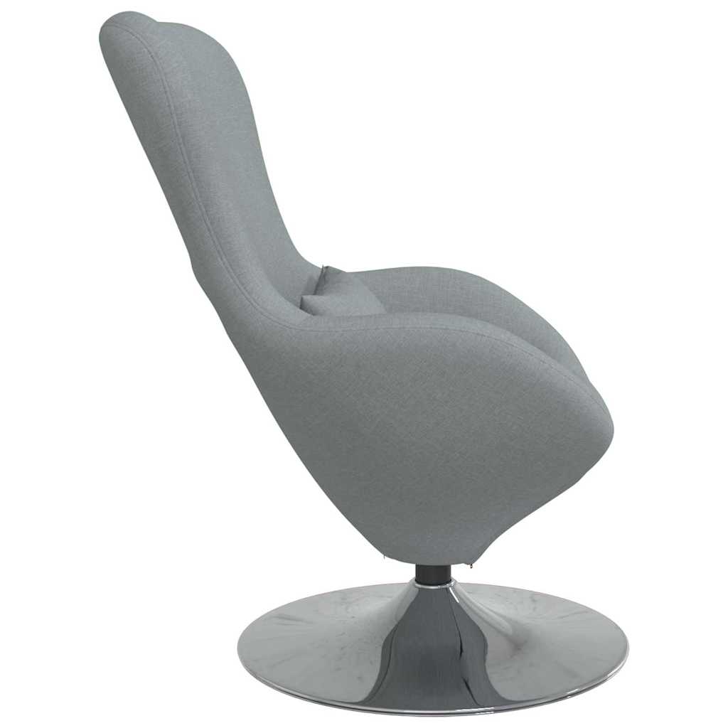 Fauteuil œuf Gris clair 63 x 73 x 90 cm tissu - XIOS