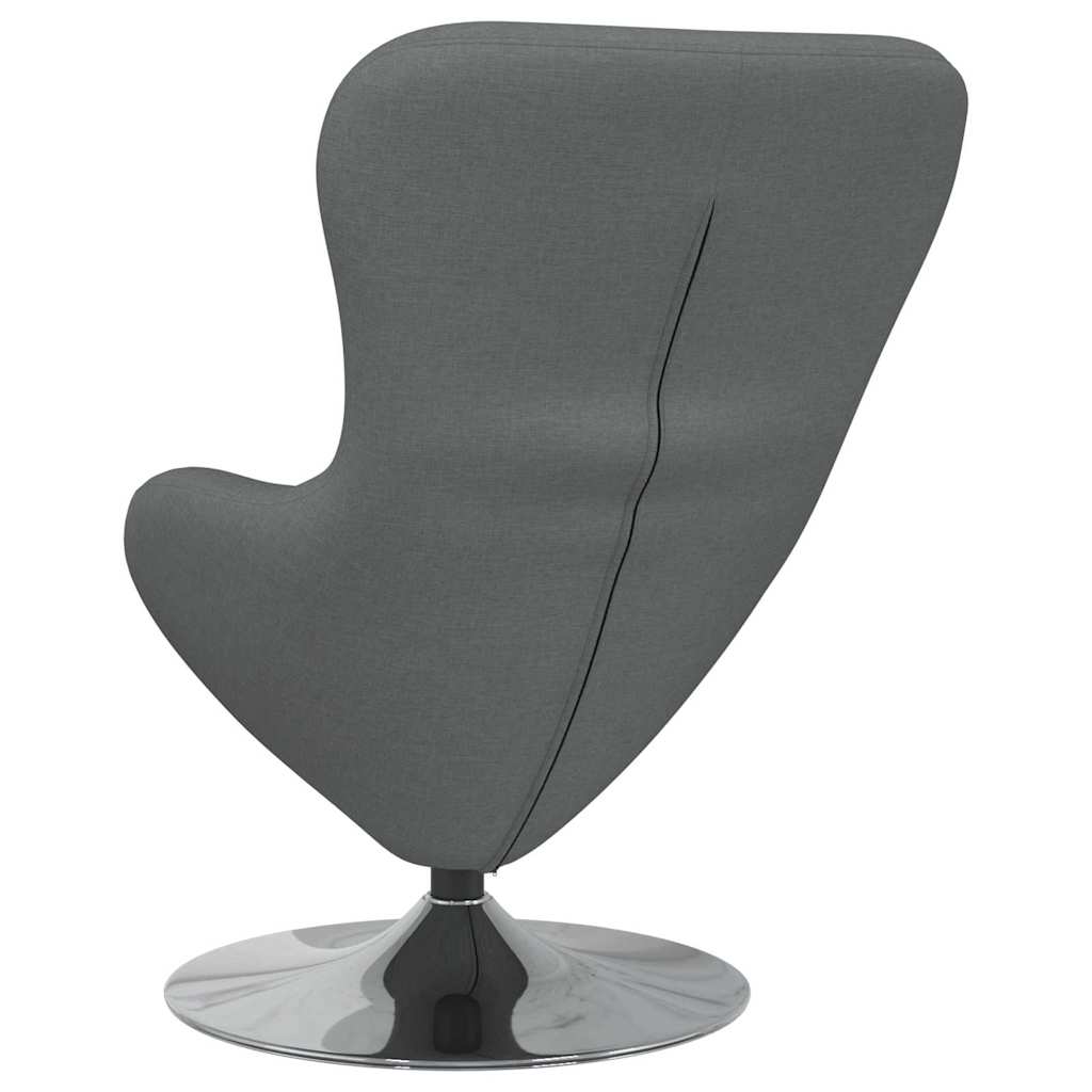 Fauteuil œuf Gris foncé 63 x 73 x 90 cm tissu - XIOS