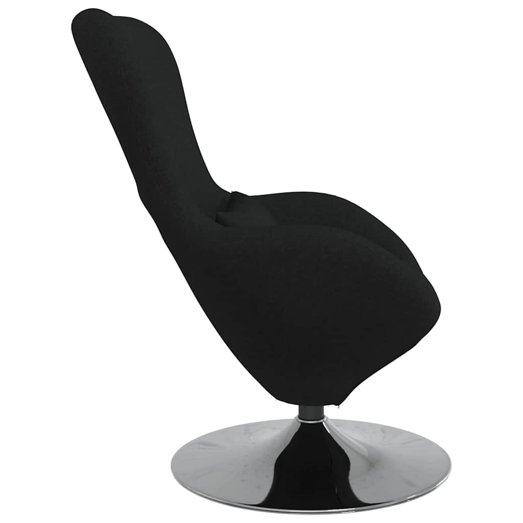 Fauteuil œuf Noir 63 x 73 x 90 cm tissu - XIOS