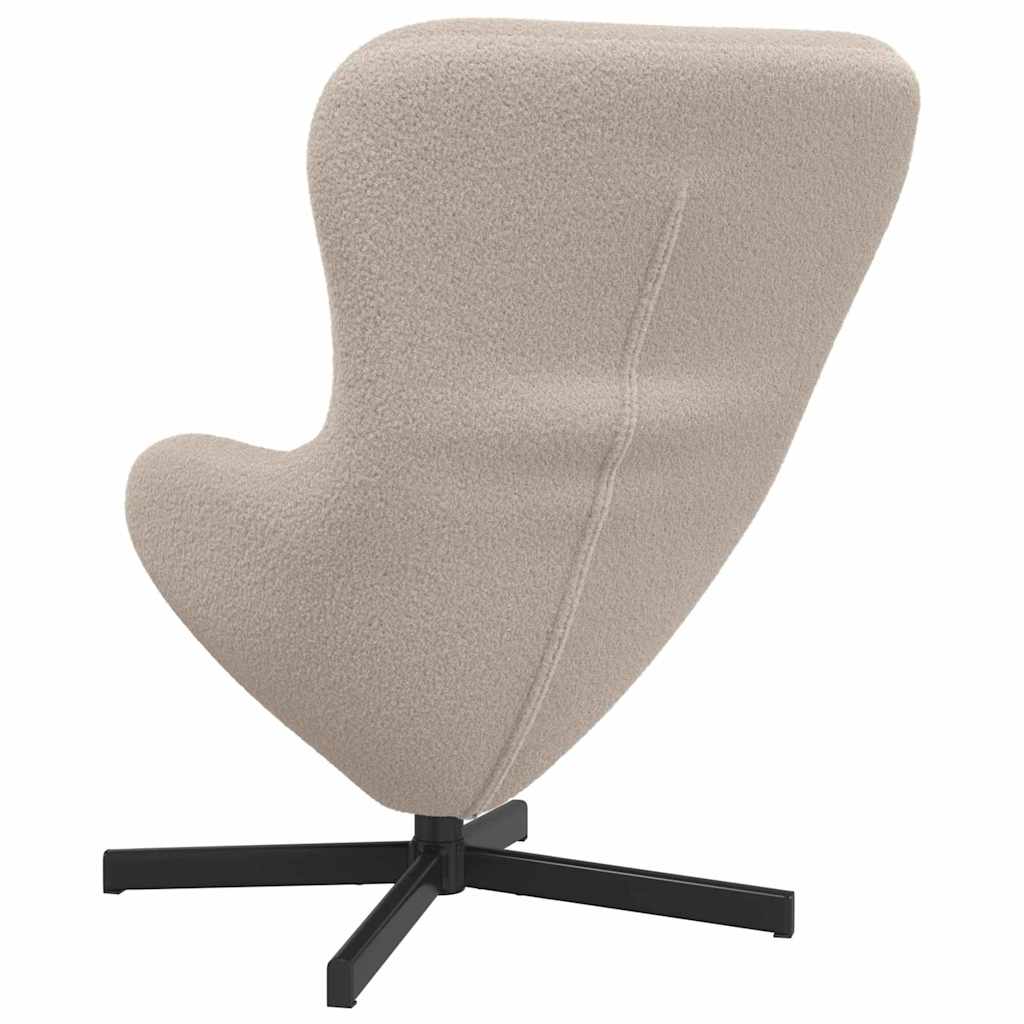 Fauteuil œuf Gris clair 63 x 73 x 90 cm tissu - XIOS