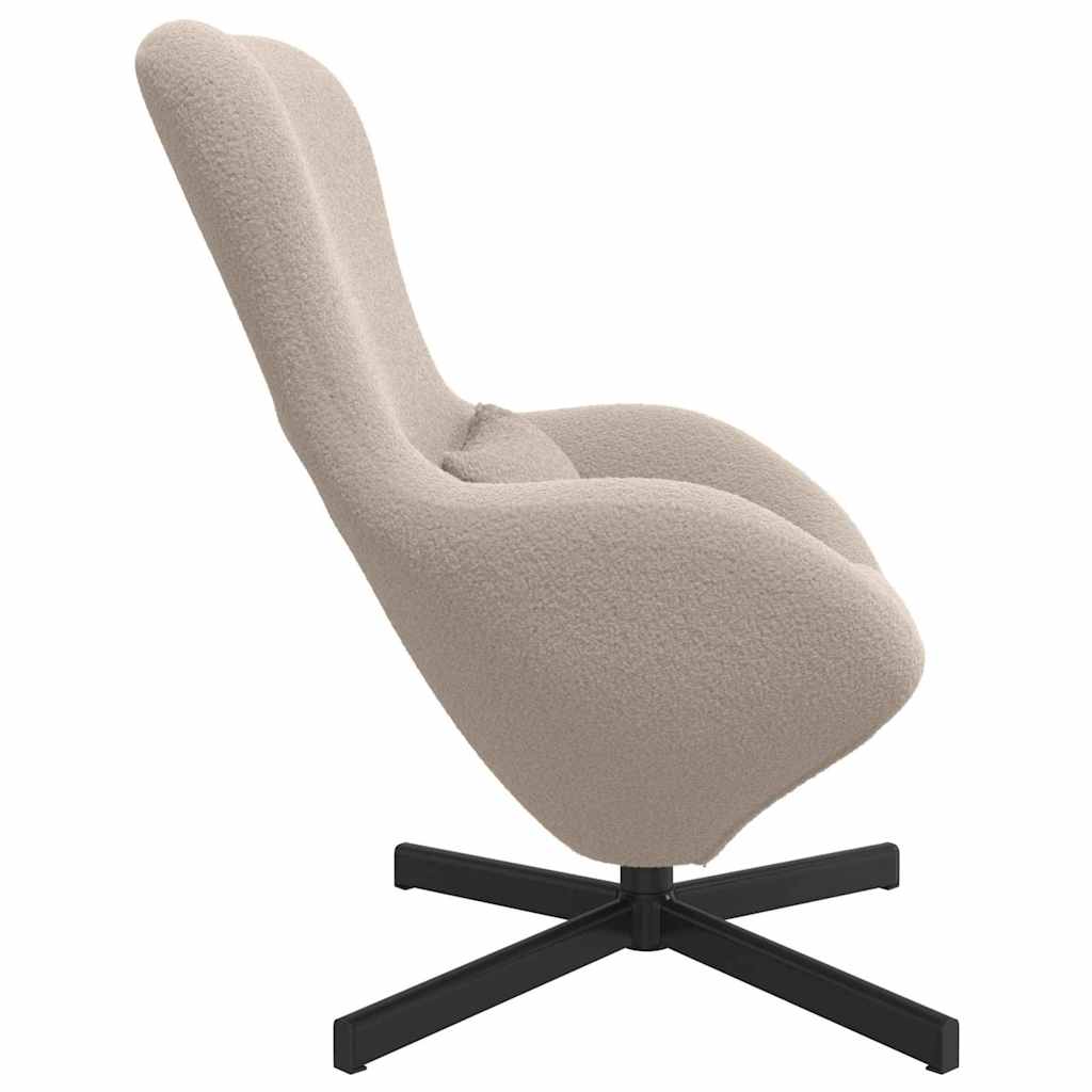 Fauteuil œuf Gris clair 63 x 73 x 90 cm tissu - XIOS