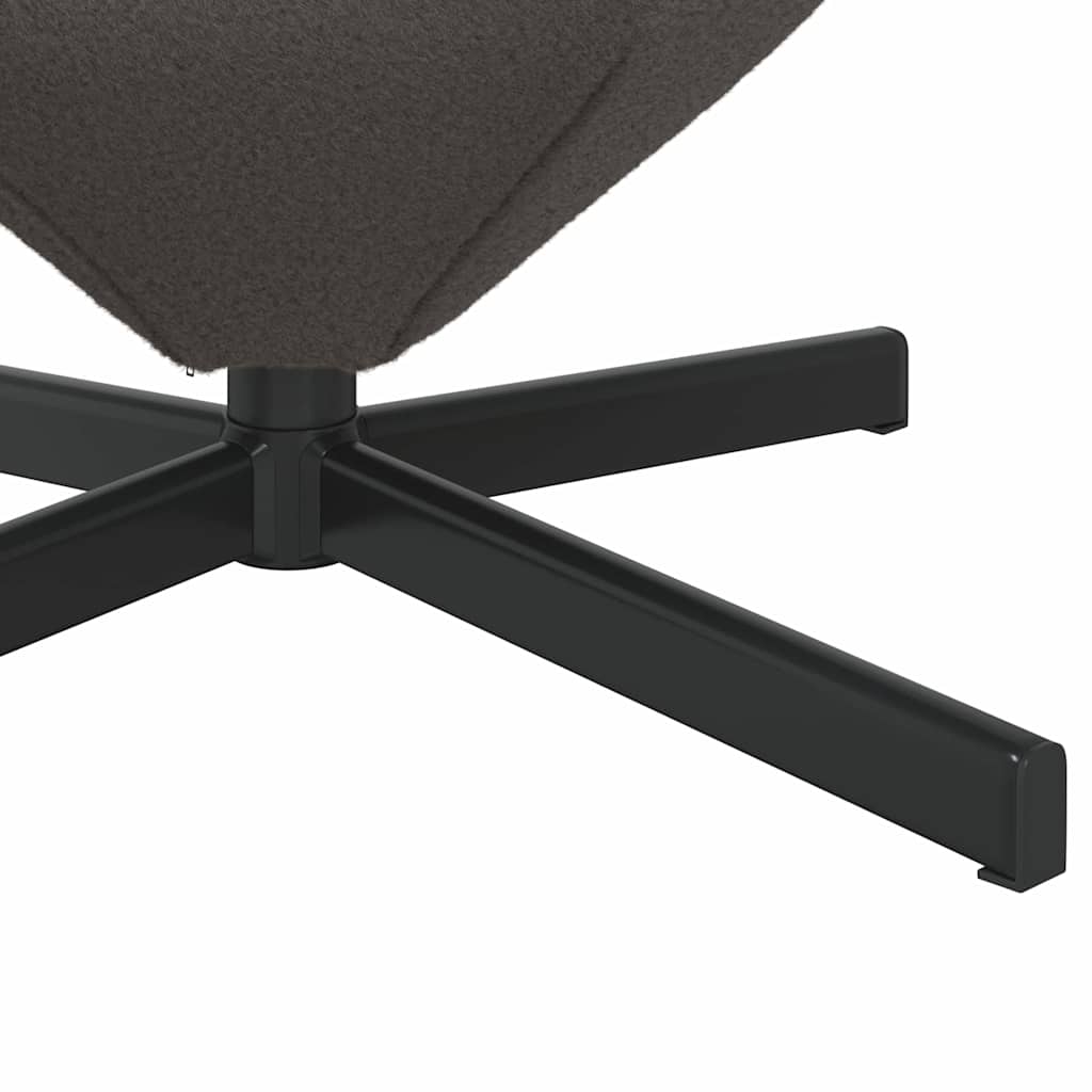 Fauteuil œuf Gris foncé 63 x 73 x 90 cm tissu - XIOS