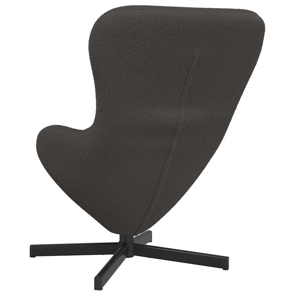 Fauteuil œuf Gris foncé 63 x 73 x 90 cm tissu - XIOS
