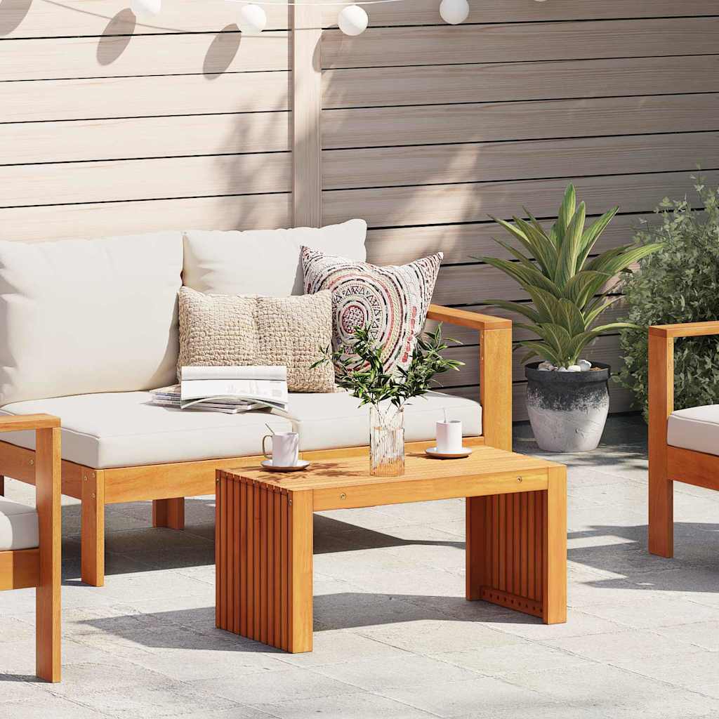 Table basse Marron 70 x 35 x 35 cm Bois d'acacia massif - XIOS