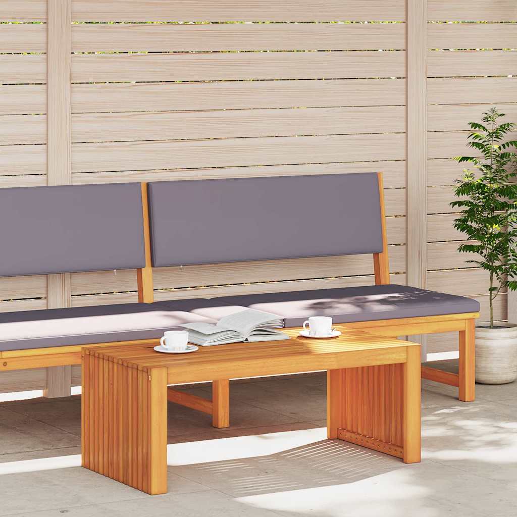 Table basse Marron 90 x 45 x 35 cm Bois d'acacia massif - XIOS