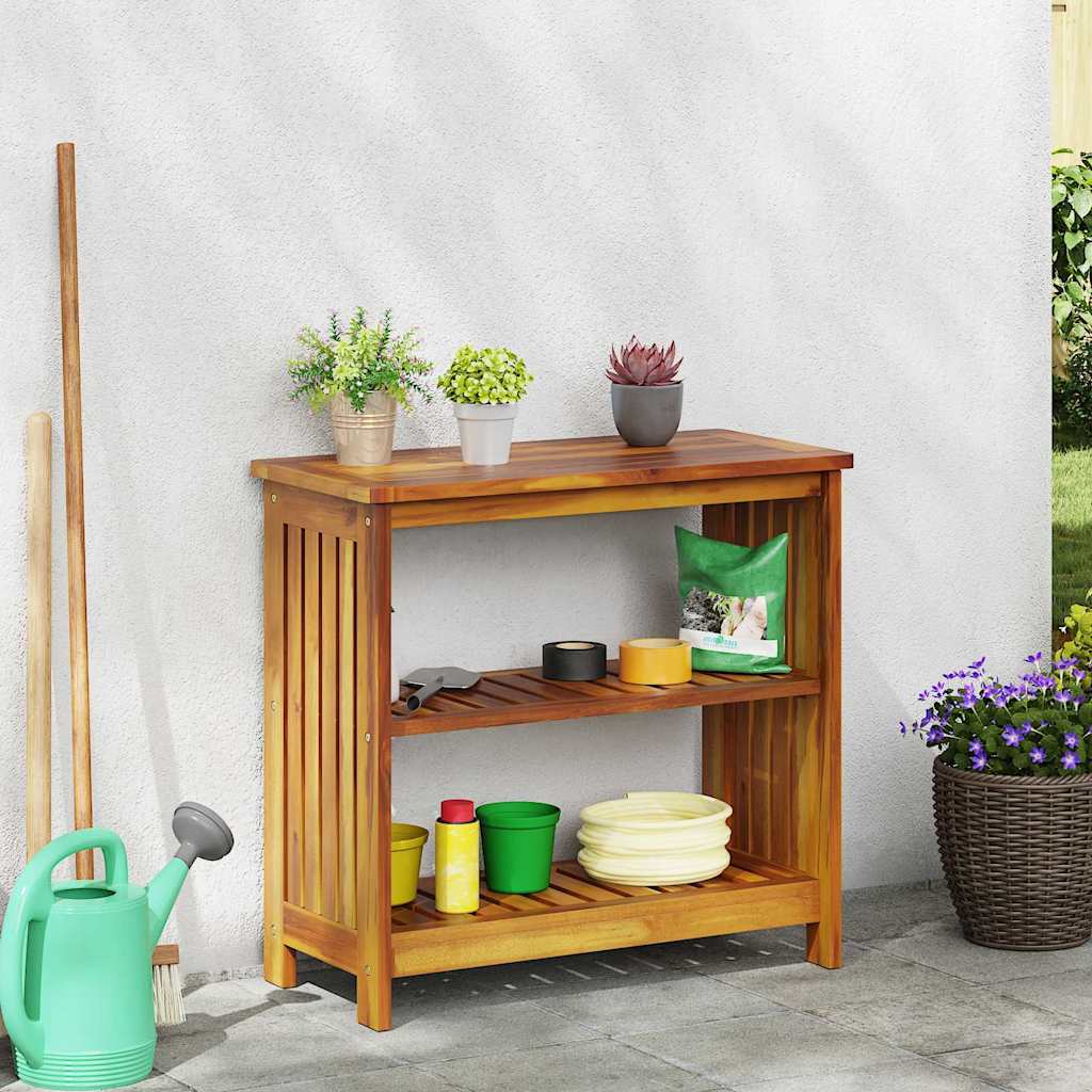 Armoire de jardin avec étagère Marron 75 x 35 x 70 cm - XIOS