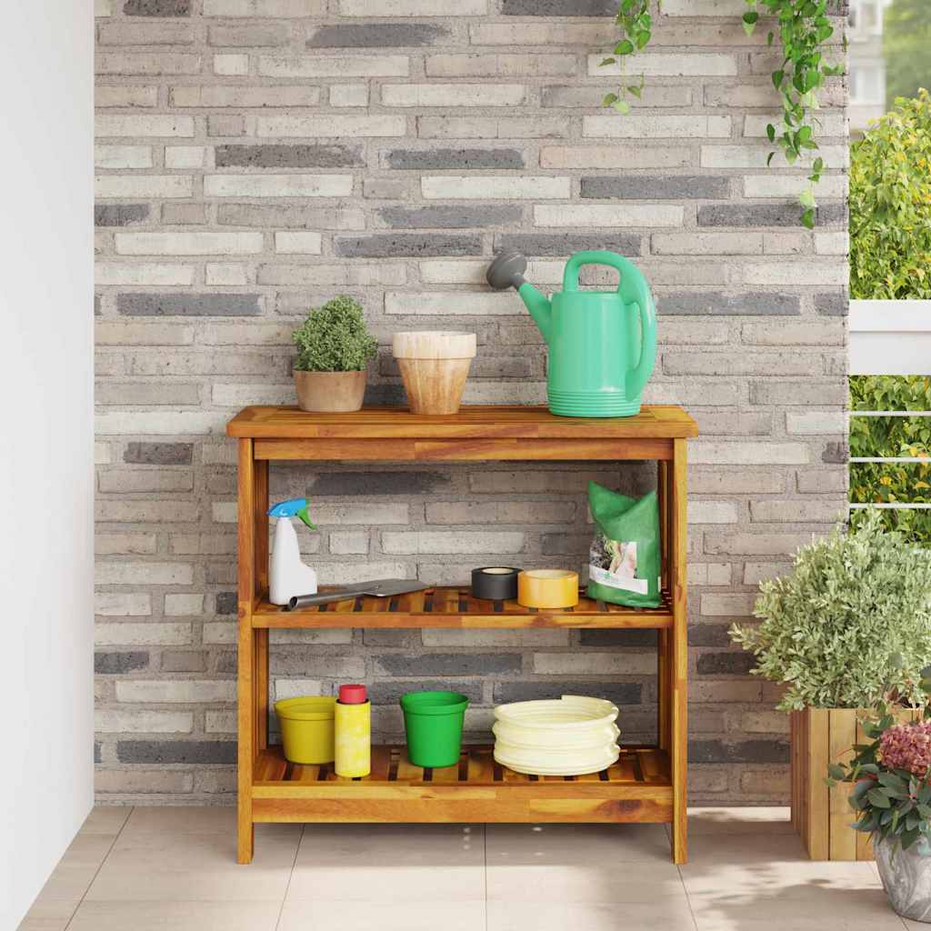 Armoire de jardin avec étagère Marron 75 x 35 x 70 cm - XIOS