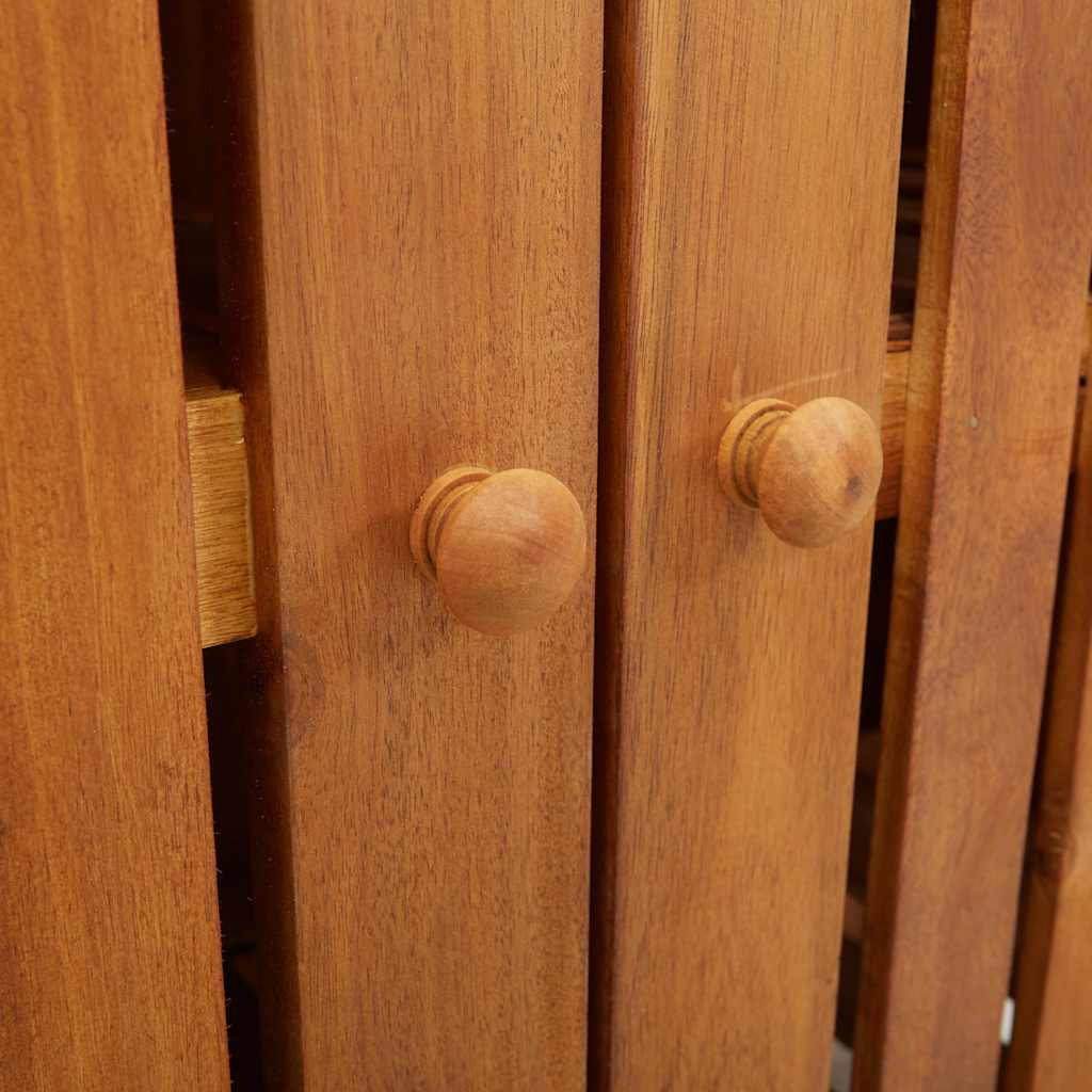 Armoire de jardin avec stockage Marron 78 x 36.5 x 78cm - XIOS