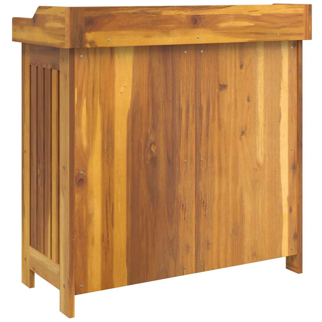 Armoire de jardin avec stockage Marron 78 x 36.5 x 78cm - XIOS