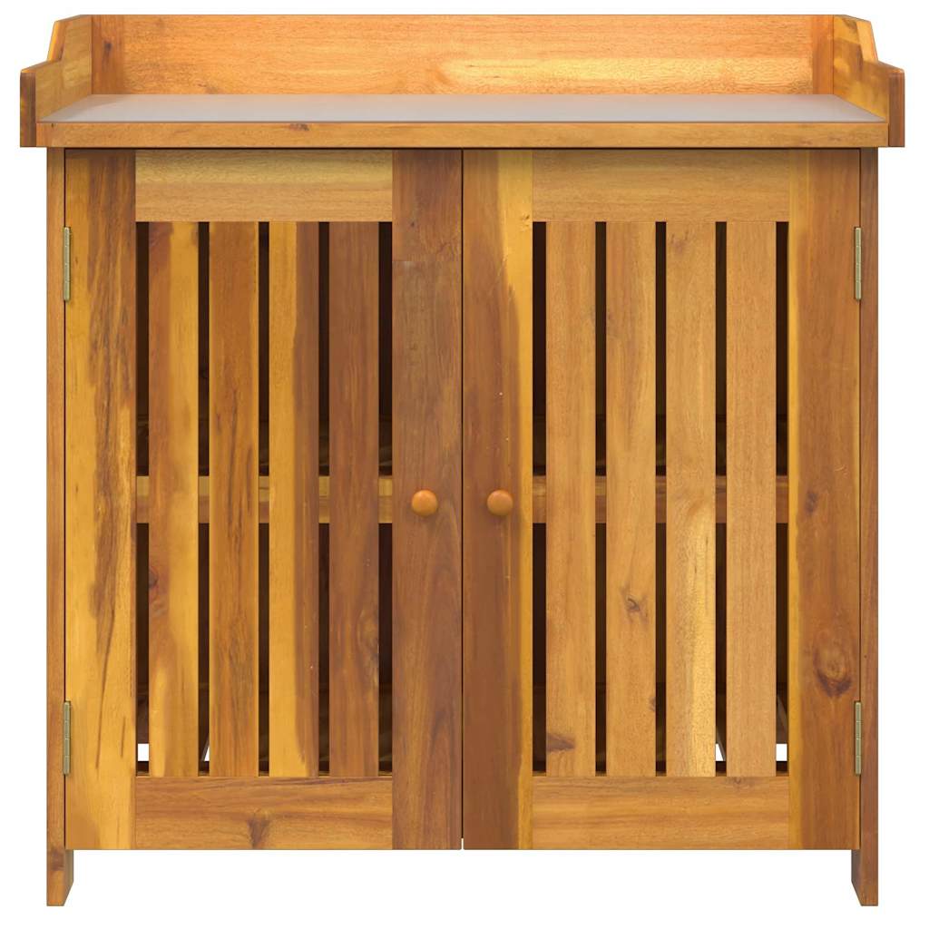 Armoire de jardin avec stockage Marron 78 x 36.5 x 78cm - XIOS