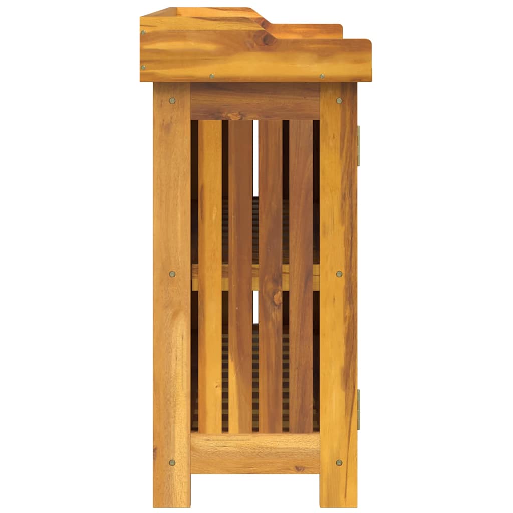 Armoire de jardin avec stockage Marron 78 x 36.5 x 78cm - XIOS