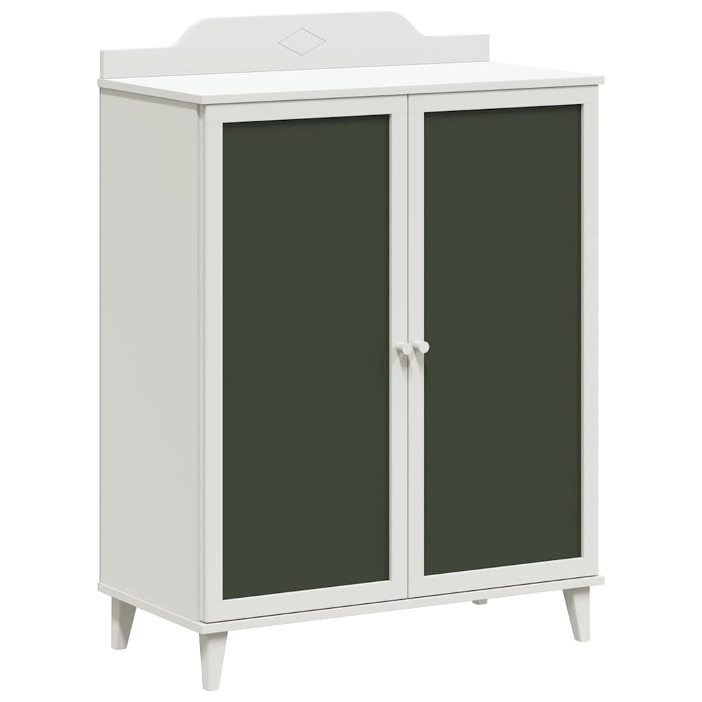 Armoire tableau noir avec étagère Blanc Bois d'ingénierie - XIOS