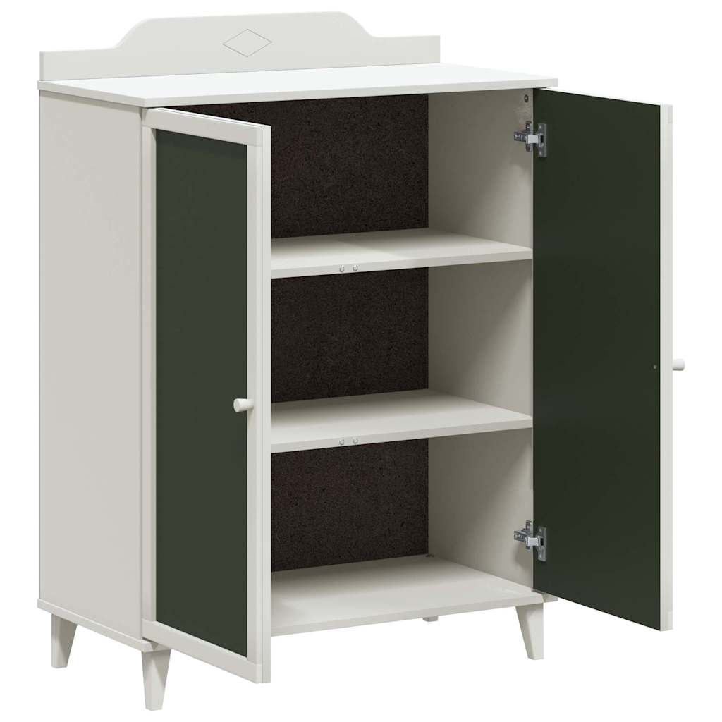 Armoire tableau noir avec étagère Blanc Bois d'ingénierie - XIOS