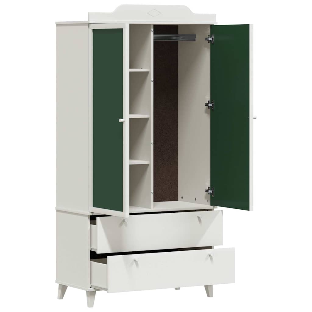 Armoire Tableau Noir avec tiroir ROROS Blanc 90 x 45 x 180 cm - XIOS