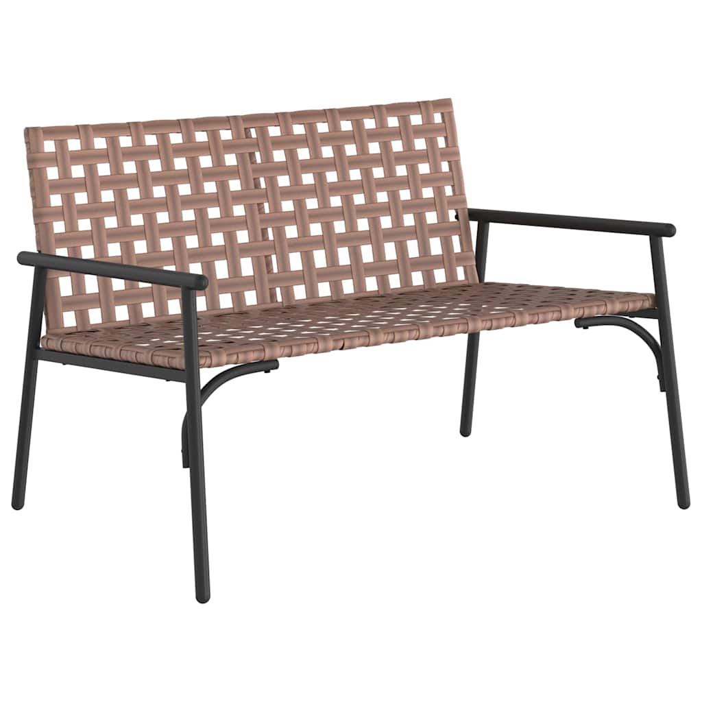Ensemble de salle à manger pour jardin 4 pcs Marron polyrotin - XIOS