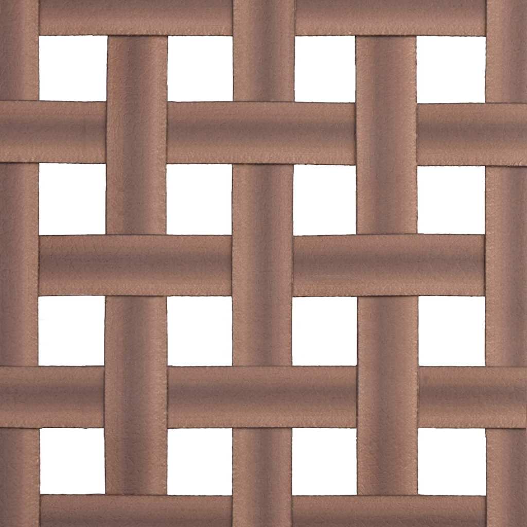 Ensemble de salle à manger pour jardin 4 pcs Marron polyrotin - XIOS