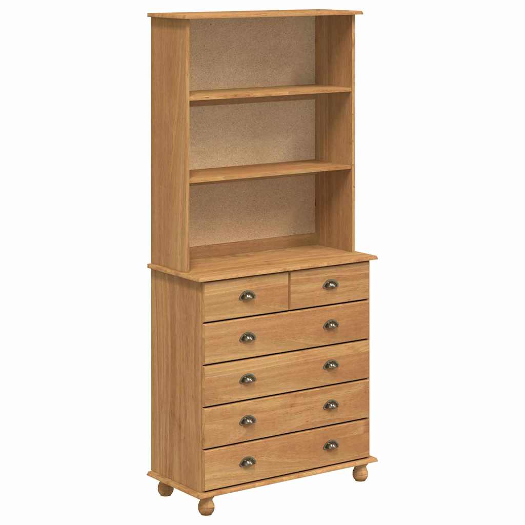 Hutch ASKIM Marron 91 x 40 x 200,5 cm Bois de pin massif - XIOS