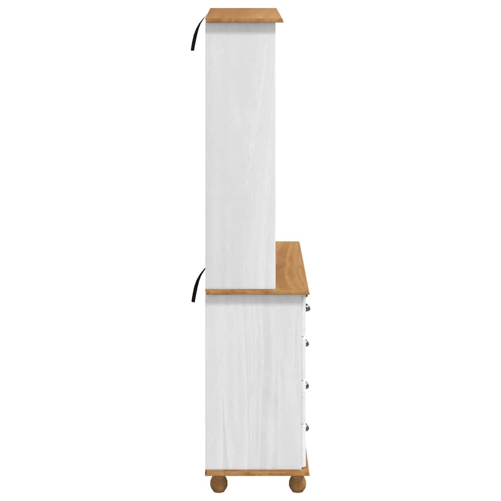 Hutch ASKIM Blanc 91 x 40 x 184 cm Bois de pin massif - XIOS