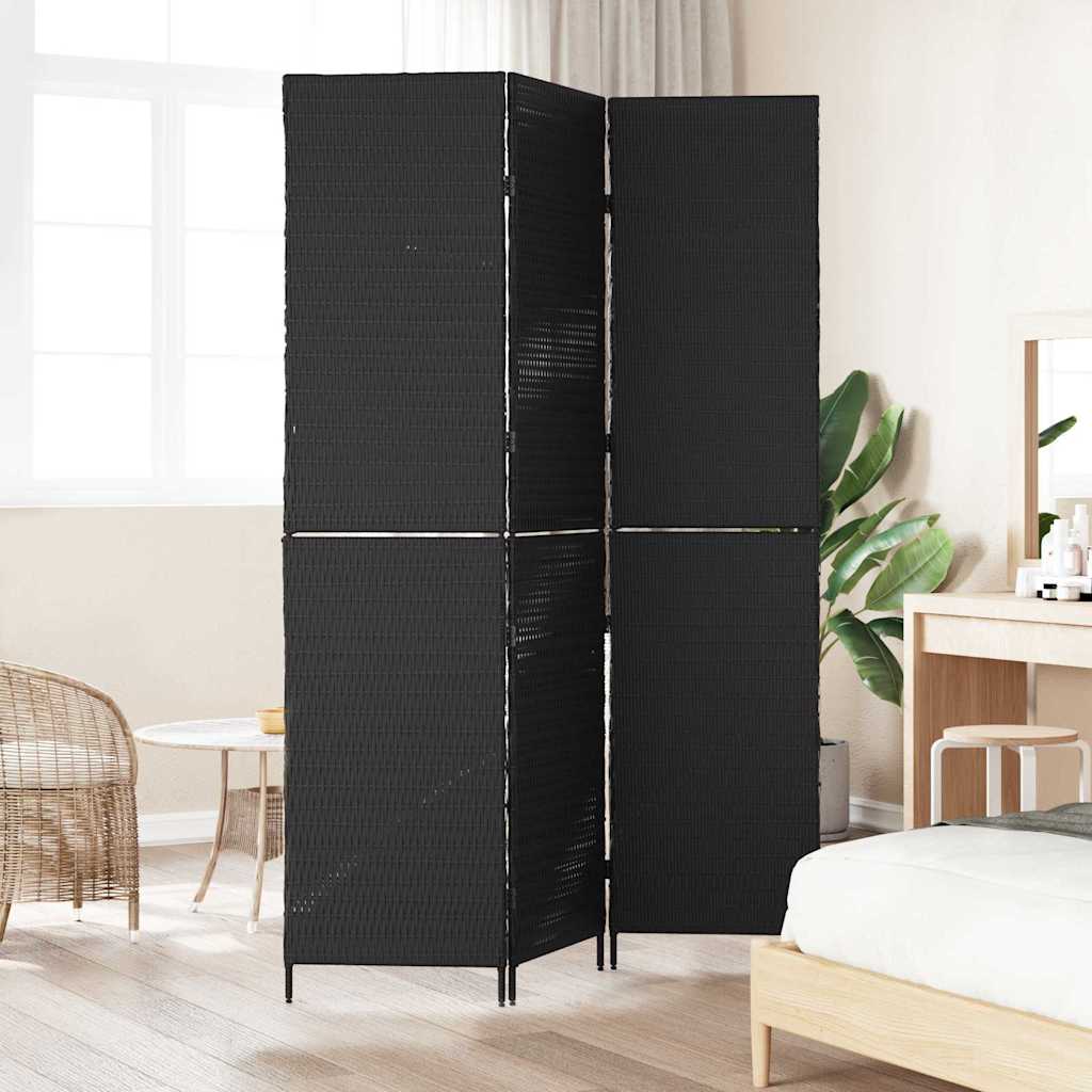 Paravent Noir 146 x 180 cm. polyrotin - XIOS