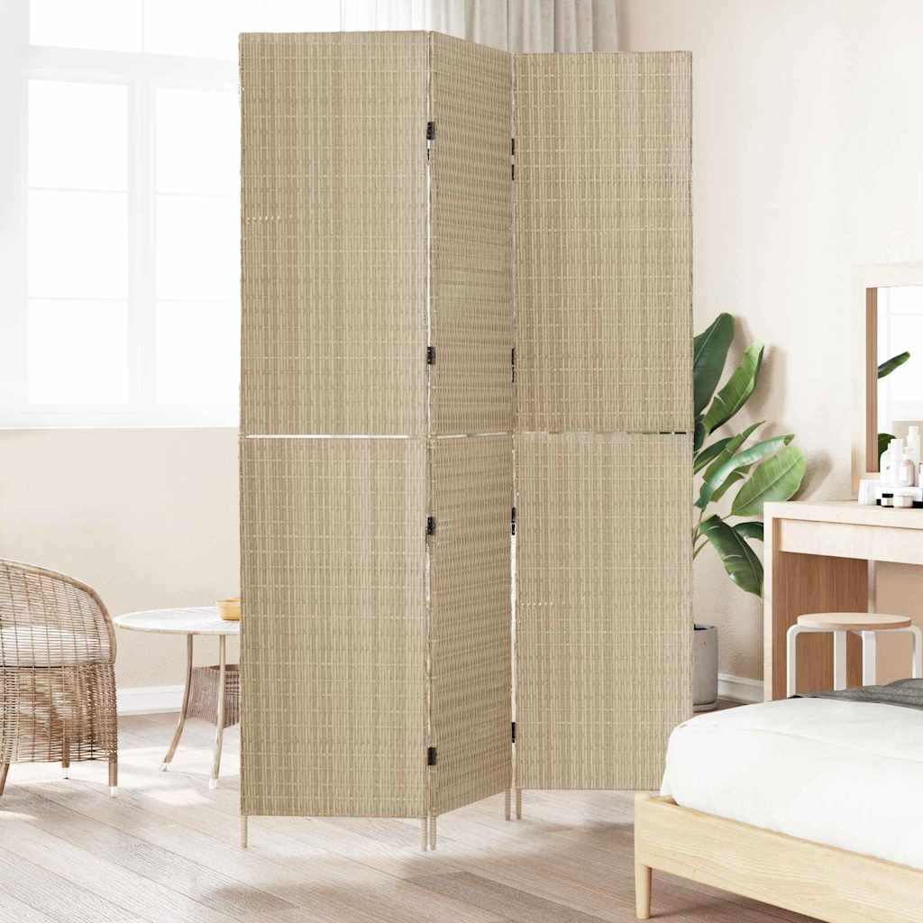 Paravent Beige 146 x 200 cm. polyrotin - XIOS