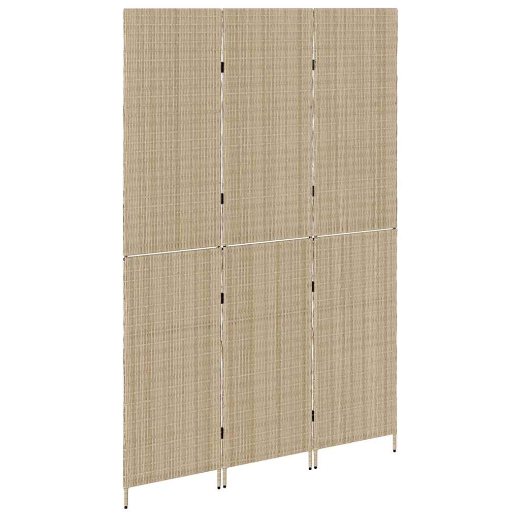Paravent Beige 146 x 200 cm. polyrotin - XIOS