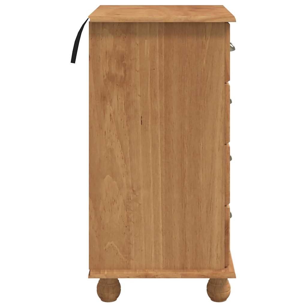 Commode ASKIM Marron 45.8 x 40 x 79 cm Bois de pin massif - XIOS