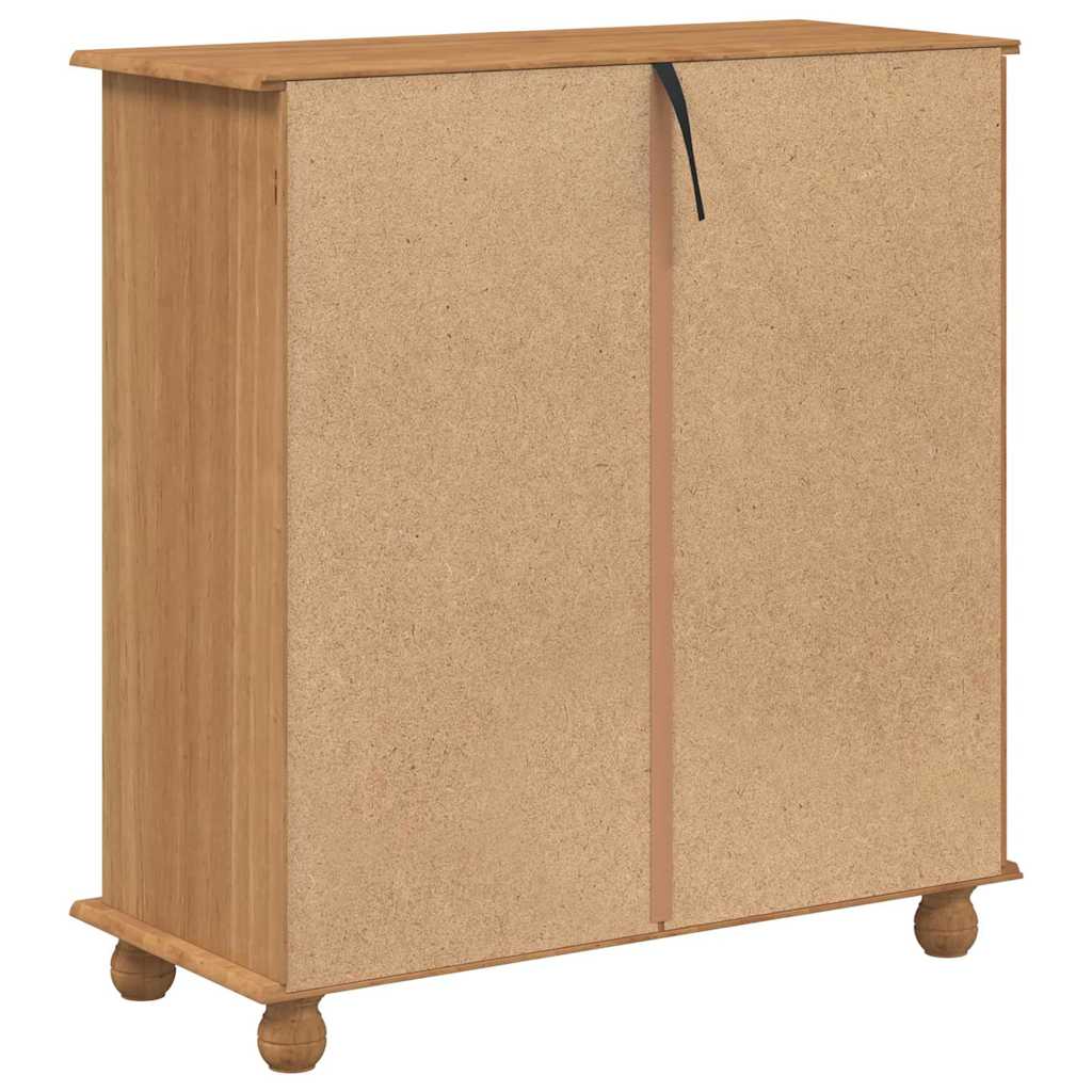 Commode ASKIM Marron 91 x 40 x 95,5 cm Bois de pin massif - XIOS