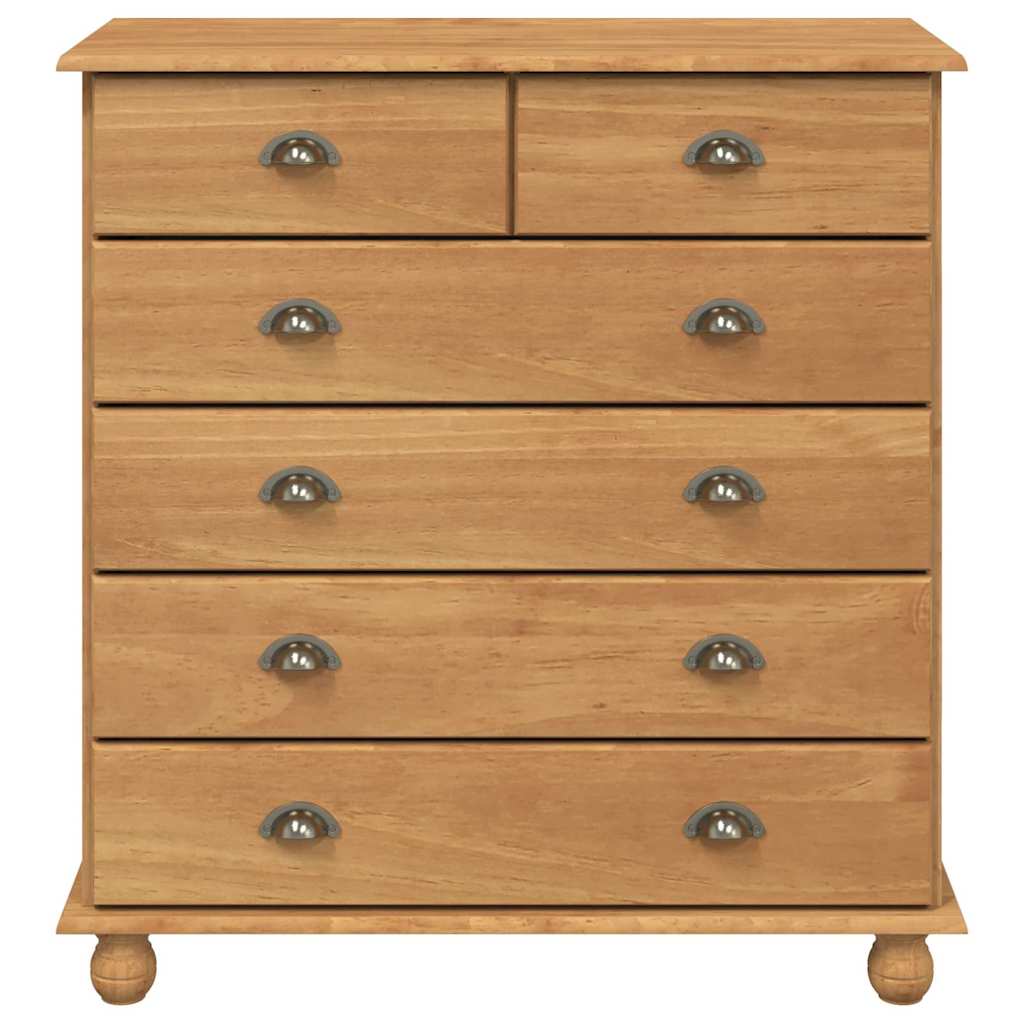 Commode ASKIM Marron 91 x 40 x 95,5 cm Bois de pin massif - XIOS