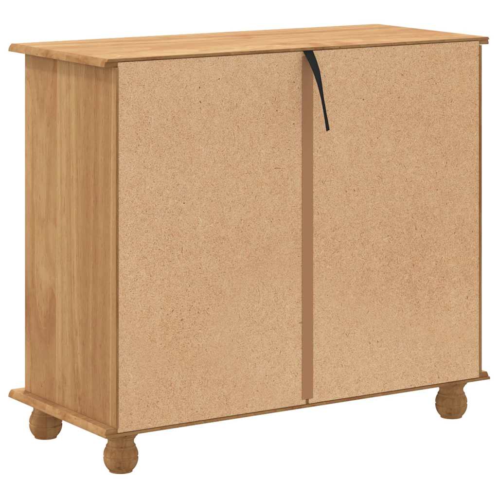 Commode ASKIM Marron 91 x 40 x 79 cm Bois de pin massif - XIOS
