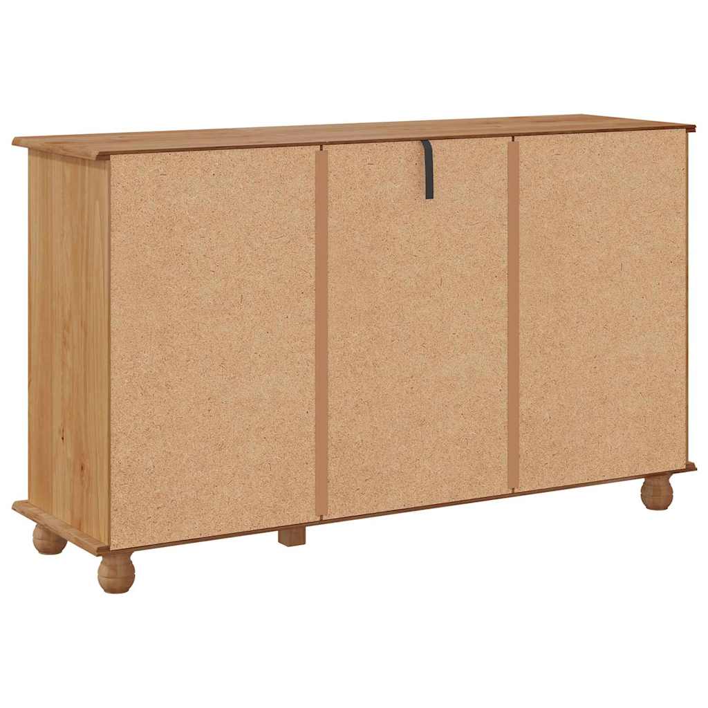 Buffet ASKIM Marron 133,5 x 40 x 79 cm Bois massif en pin - XIOS