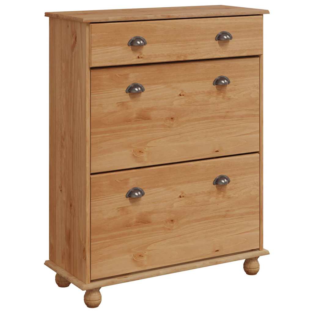 Cabinet à chaussures avec tiroir ASKIM Marron 85 x 35 x 108 cm - XIOS
