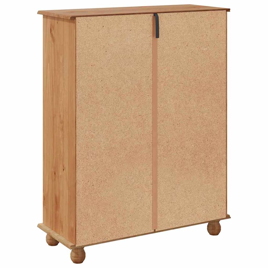 Cabinet à chaussures avec tiroir ASKIM Marron 85 x 35 x 108 cm - XIOS