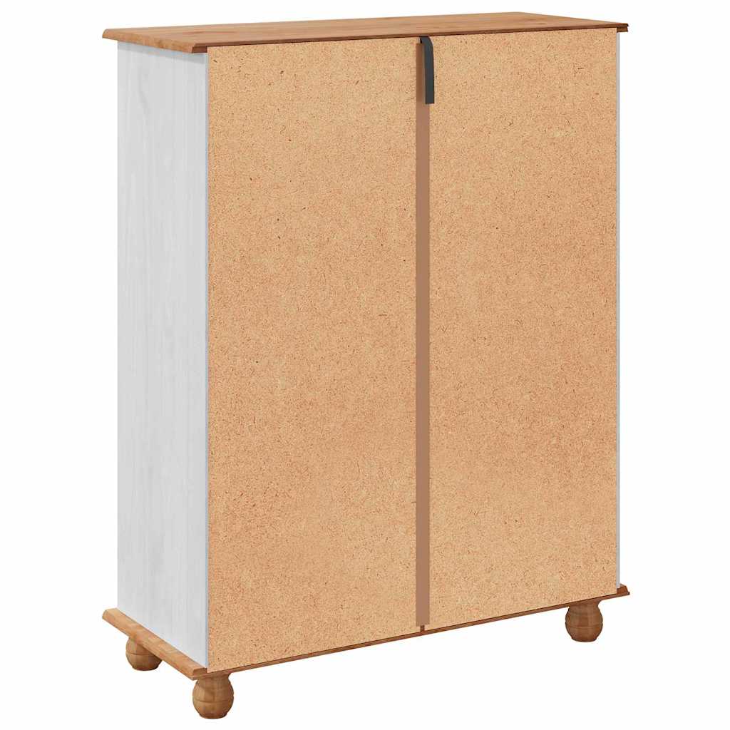 Cabinet à chaussures avec tiroir ASKIM Blanc 85 x 35 x 108 cm - XIOS