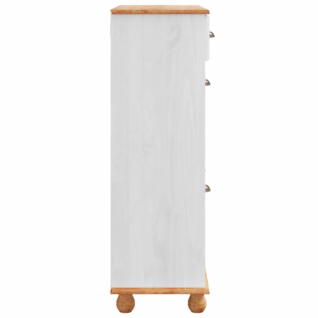 Cabinet à chaussures avec tiroir ASKIM Blanc 85 x 35 x 108 cm - XIOS