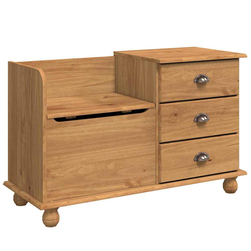 Banc de rangement pour l'entrée ASKIM Marron 100 x 39 x 62 cm - XIOS