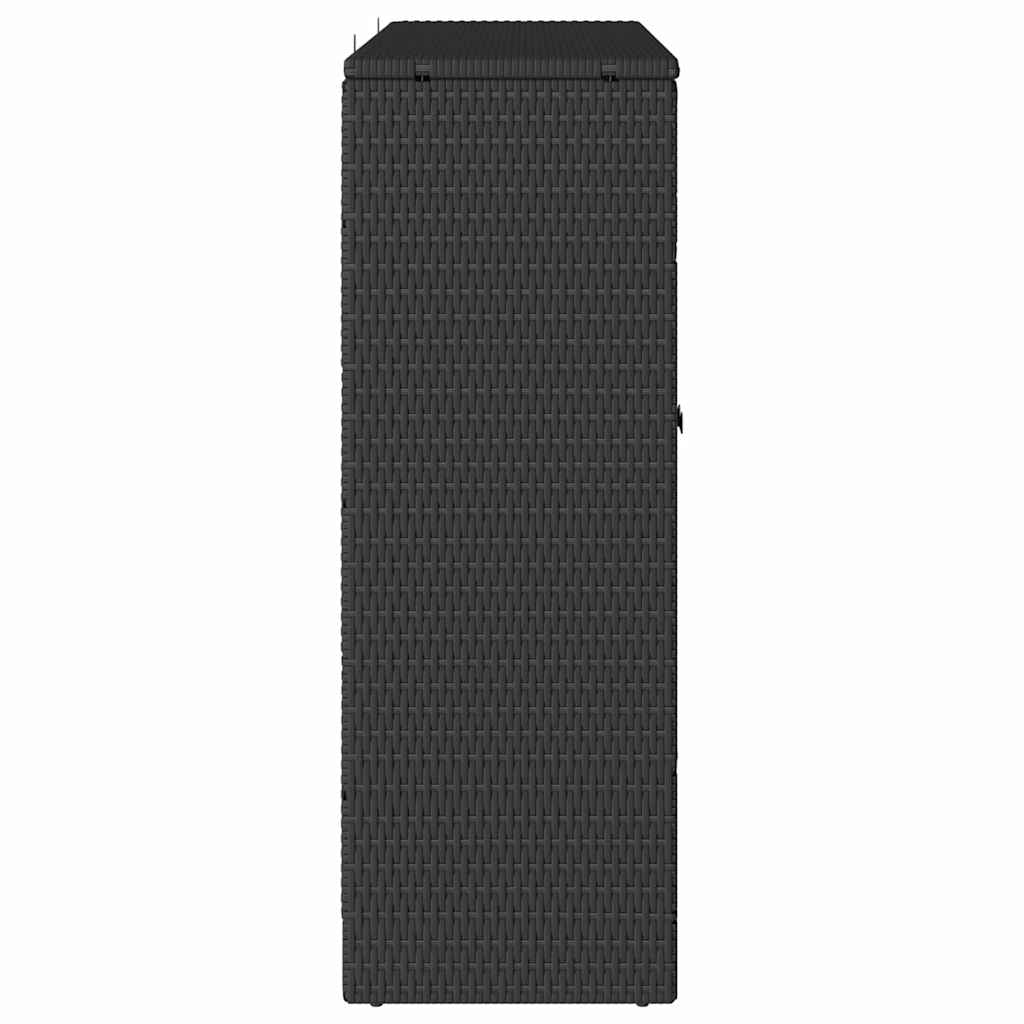 Armoire de rangement avec stockage Noir 100 x 36 x 102 cm Rotin - XIOS