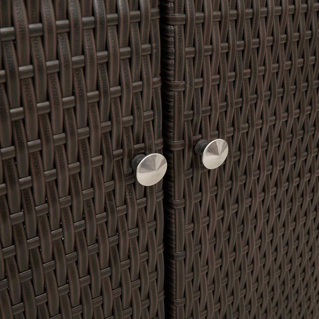 Armoire de rangement avec porte Marron 100 x 36 x 102 cm Rotin - XIOS