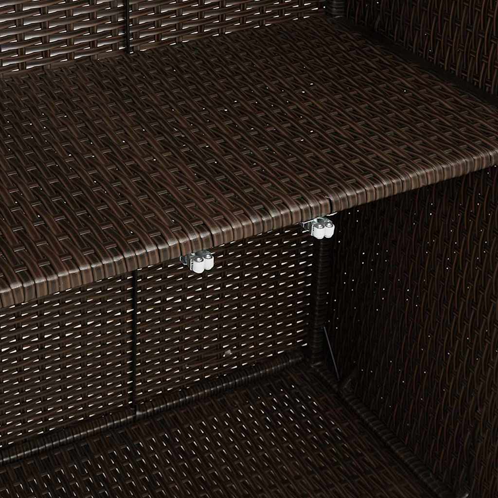 Armoire de rangement avec porte Marron 100 x 36 x 102 cm Rotin - XIOS