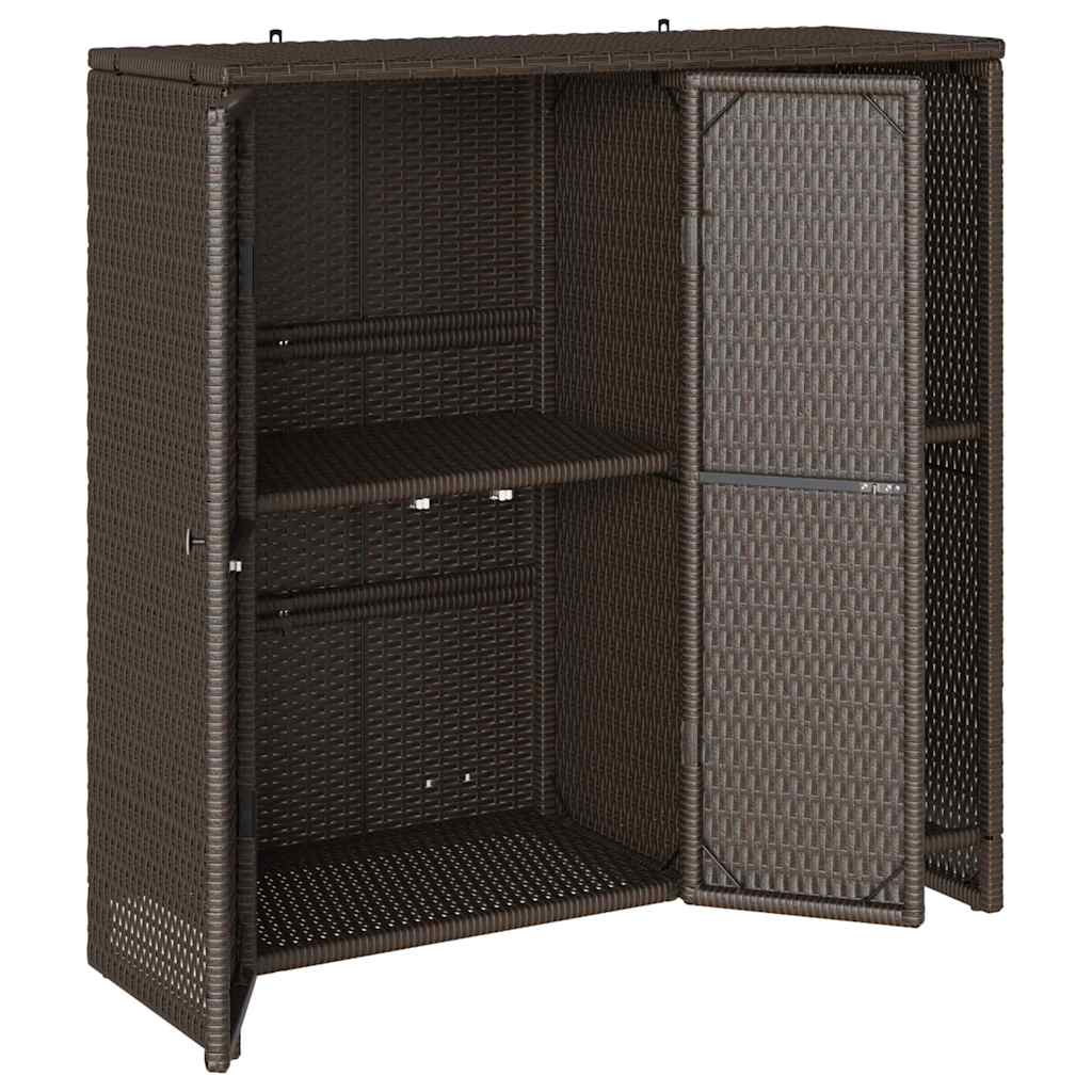 Armoire de rangement avec porte Marron 100 x 36 x 102 cm Rotin - XIOS