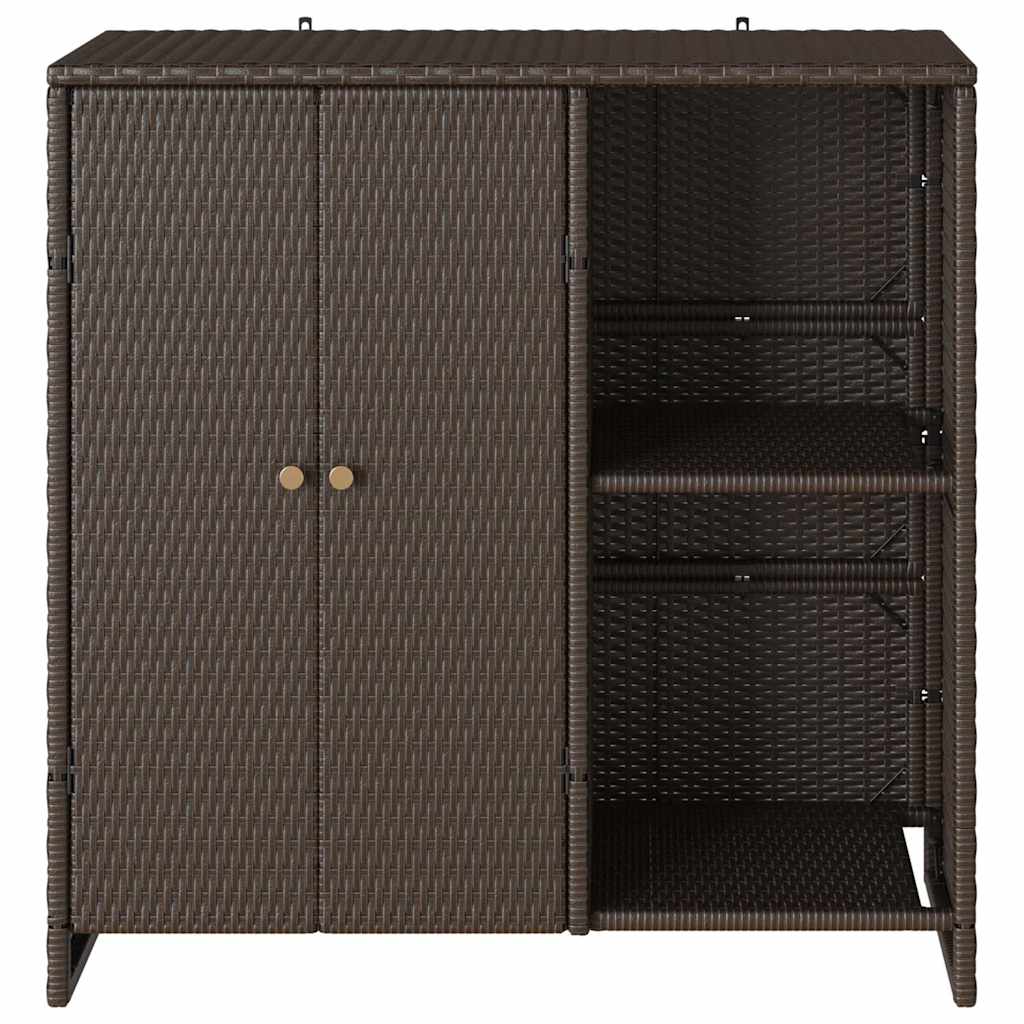 Armoire de rangement avec porte Marron 100 x 36 x 102 cm Rotin - XIOS