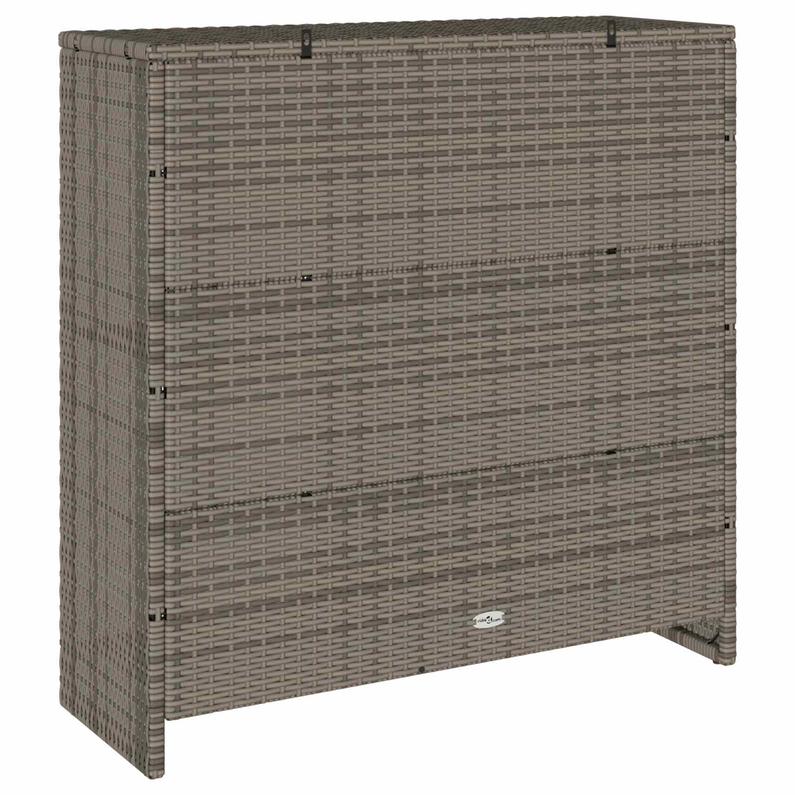 Armoire de rangement avec étagère Gris 100 x 36 x 102 cm Rotin - XIOS