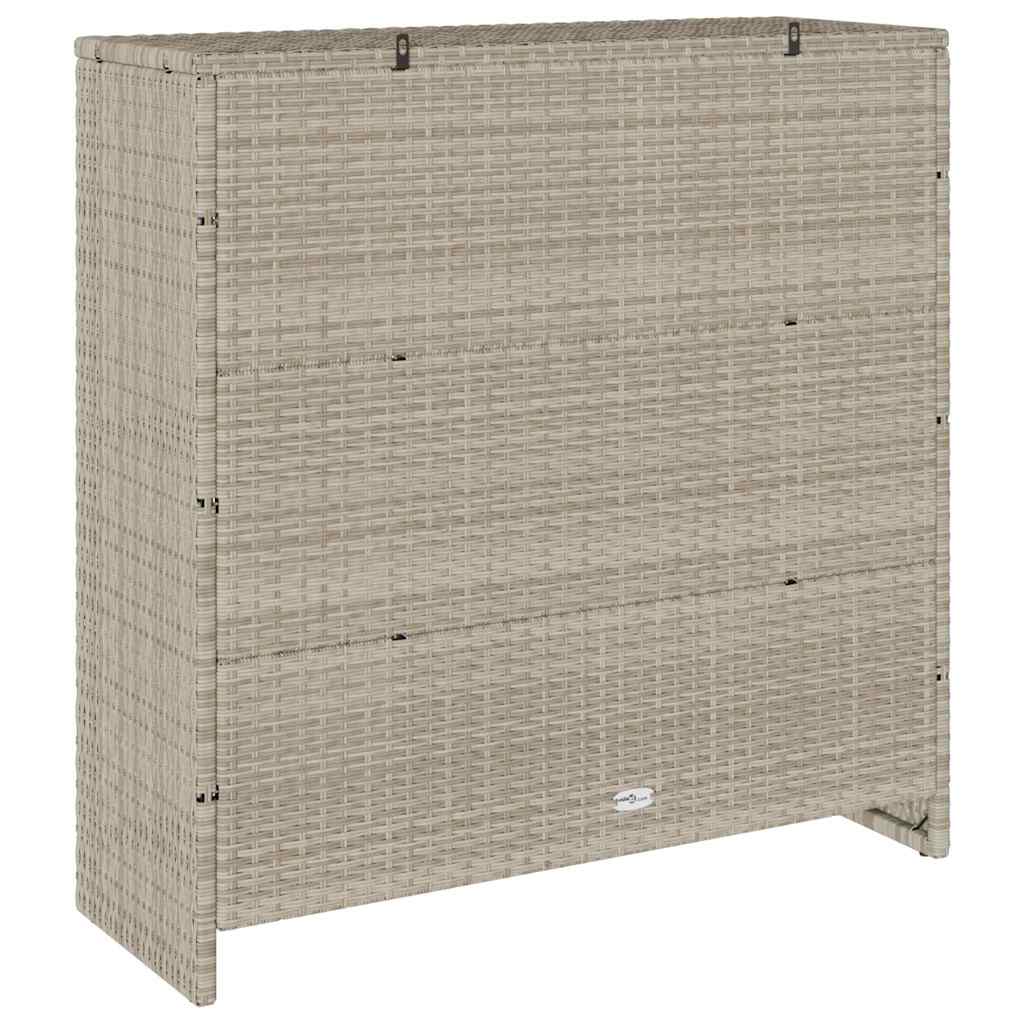 Armoire de rangement Gris clair 100 x 36 x 102 cm Rotin - XIOS