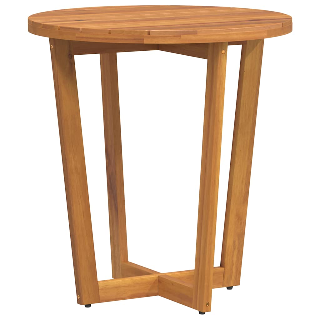 Ensemble de salle à manger de jardin 3 pcs en bois massif d'acacia