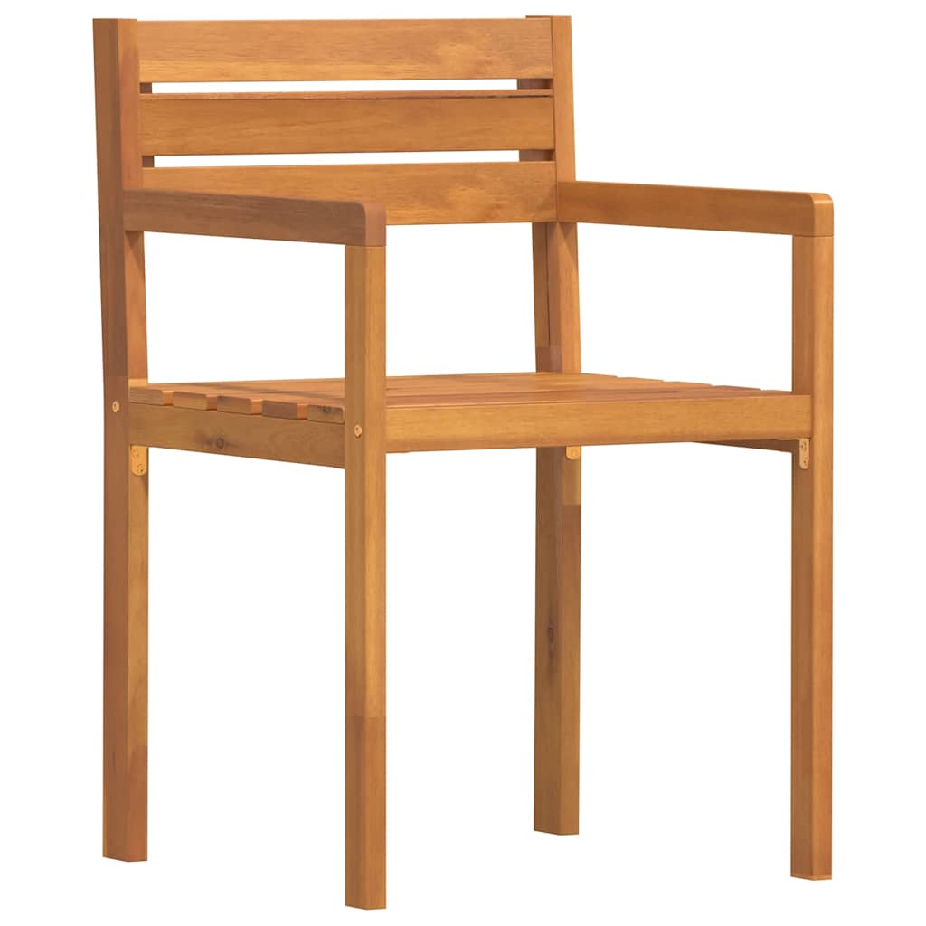 Ensemble de salle à manger de jardin 3 pcs en bois massif d'acacia