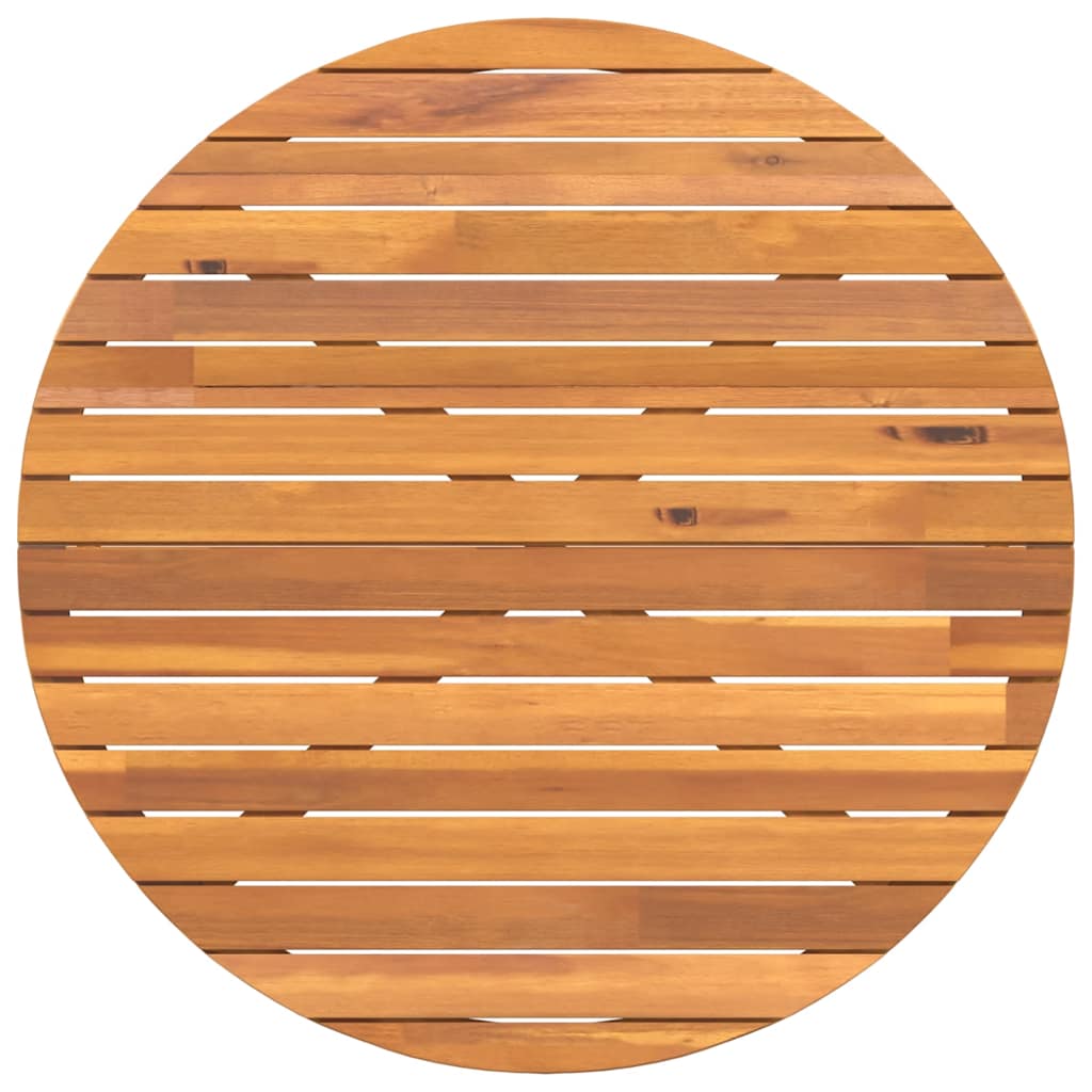 Ensemble de salle à manger de jardin 5 pcs en bois massif d'acacia