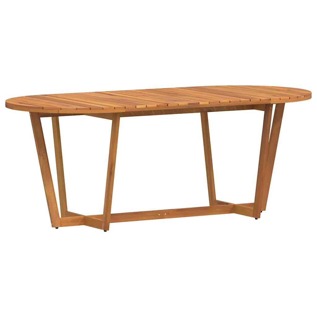 Ensemble de salle à manger de jardin 7 pcs en bois massif d'acacia