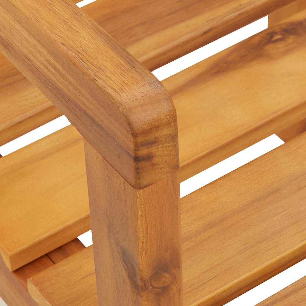 Ensemble de salle à manger de jardin 7 pcs en bois massif d'acacia